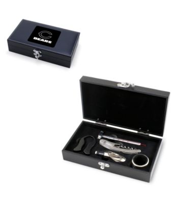 Picnic Time® NFL® 5-pc. Syrah Wine Accessory Set - Chicago Bears Engraved
