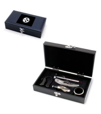 Picnic Time® NFL® 5-pc. Syrah Wine Accessory Set - Pittsburgh Steelers Engraved