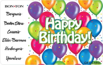 Gift Card - Birthday Balloons