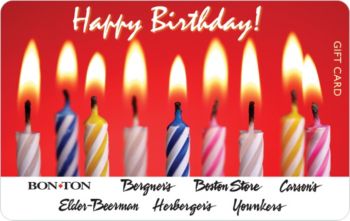 Gift Card - Birthday Cake with Candles