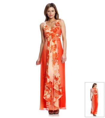 Floral Maxi Dress on Women Dresses Daytime Dresses Vince Camuto Shaded Floral Maxi Dress