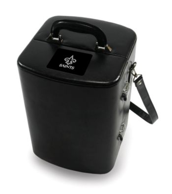 Picnic Time® NFL® Manhattan Portable Cocktail Case - New Orleans Saints Engraved