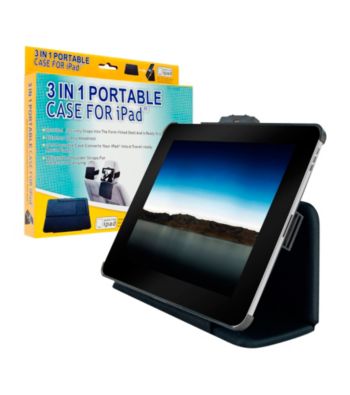 Trademark Global 3-in-1 Portable iPadR Travel Case