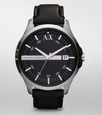 A|X Armani Exchange Men's Black Dial Watch