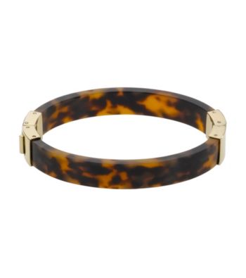 Michael Kors® Tortoise Acetate Hinge Bangle