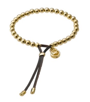 Michael Kors® Goldtone Beaded Stretch Bracelet