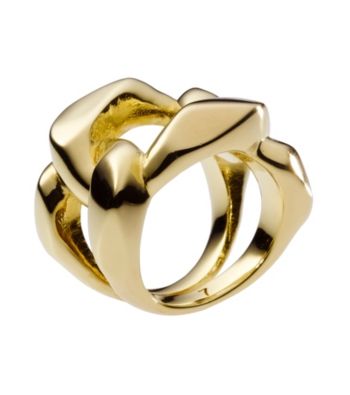 Michael Kors® Goldtone Frozen Chain Ring