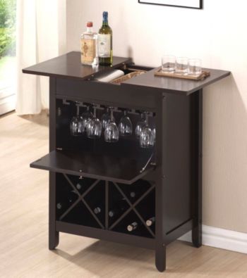 Acme Leo Wenge Finish Wine Rack