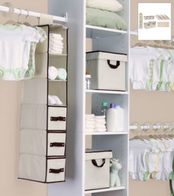 Delta Beige 48-pc. Nursery Storage Set