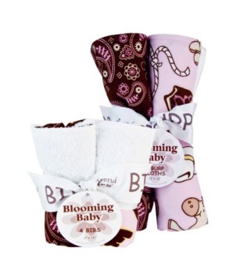 Trend Lab Rodeo Princess Bib & Burp Cloth Set