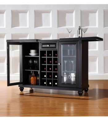 Crosley Furniture Cambridge Sliding Top Bar Cabinet