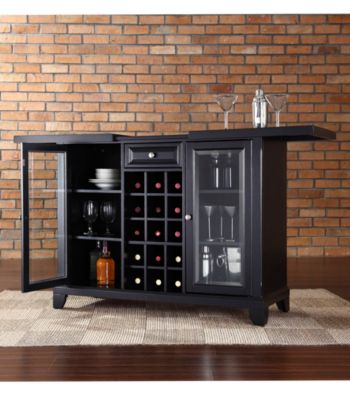 Crosley Furniture Newport Sliding Top Bar Cabinet