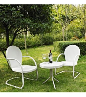 Crosley Furniture Griffith Outdoor Table and Set of 2 Chairs