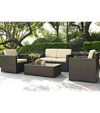 Crosley Furniture Palm Harbor 4-pc. Outdoor Wicker Seating Set