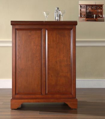 Crosley Furniture LaFayette Expandable Bar Cabinet