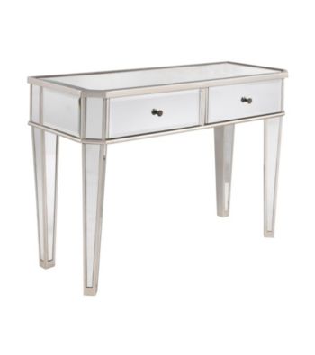Powell® Mirrored & Silver Console Table