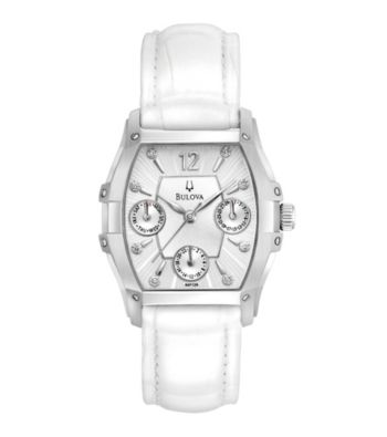 Bulova® Women's Multifunction Diamond Dial Watch