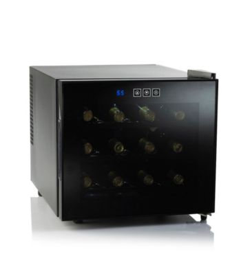 Wine Enthusiast Silent 12-Bottle Touchscreen Wine Refrigerator