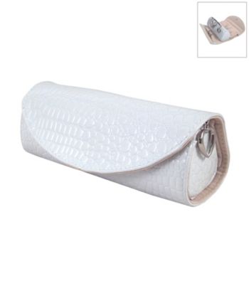 Mele & Co Jenna Jewelry Roll - White