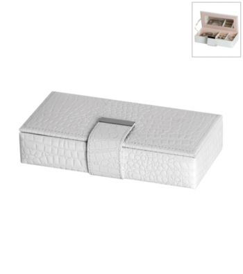 Mele & Co. Jewelry Travel Case - White