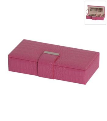 Mele & Co Justine Travel Jewelry Case - Raspberry