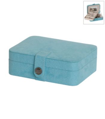 Mele & Co Giana Jewelry Box - Aqua