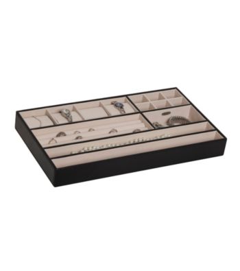 Mele & Co Blaine Deluxe Jewelry Organizer - Black