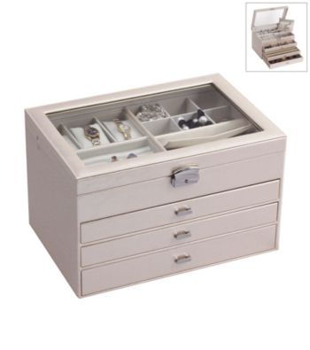 Mele & Co Lyndon Locking Jewelry Box