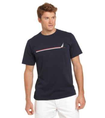 Nautica® Men's Navy Short Sleeve Graphic Tee