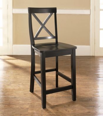 Crosley Furniture Set of 2 X-Back Bar Stools
