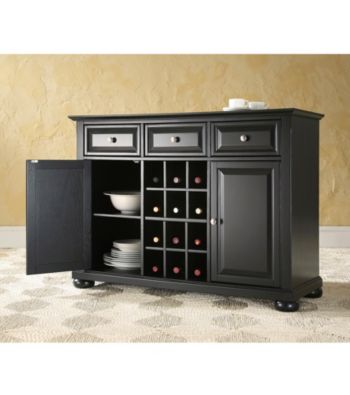 Crosley Furniture Alexandria Buffet Server with Wine Storage