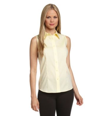 Jones New York Signature® Fitted Button-Front Shirt