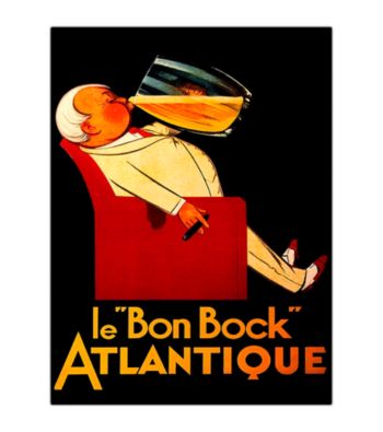 Bon Bock Vintage Art 18x24