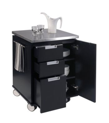 Home Styles® Black Modern Kitchen Cart