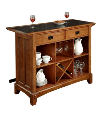 Home Styles® Arts & Crafts Distressed Oak Finish Bar