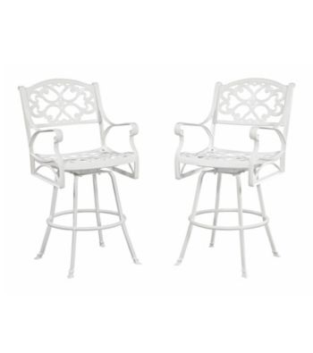 Home Styles® White Finish Biscayne Bistro Stool