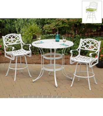 Home Styles® White Finish Biscayne 3-pc. Bistro Set