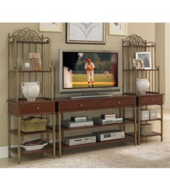 Home Styles® St. Ives Cinnamon Cherry Finish Entertainment Center Collection