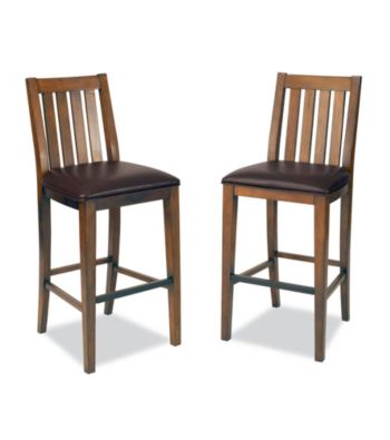 Home Styles® Arts & Crafts Distressed Oak Finish Bar Stool