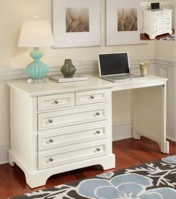 Home Styles® Naples White Finish Expand-a-Desk