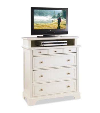 Home Styles® Naples White Finish TV Media Chest