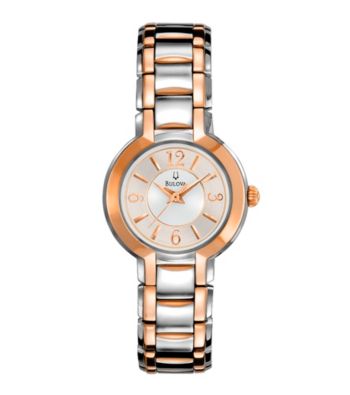 Bulova® Women's Two-Tone Stainless Steel Watch