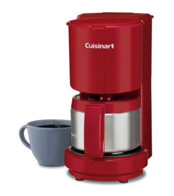 Cuisinart® 4-cup Red Coffeemaker with Stainless Steel Carafe