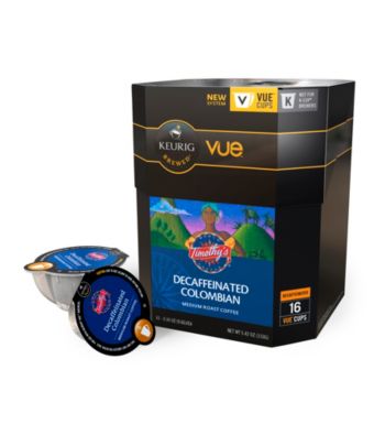 Timothy's World Coffee® Decaffinated Colombian 16-pk. Vue™ Packs