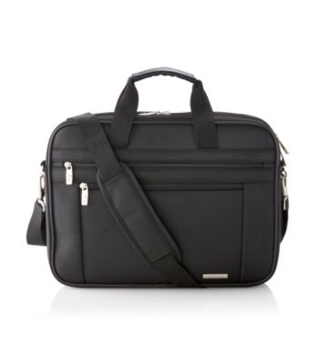 Samsonite® Leverage Two-Gusset Black Laptop Case