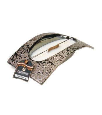 WoodWick® RibbonWick® Damask Woods Candle by Virginia Candle Company™