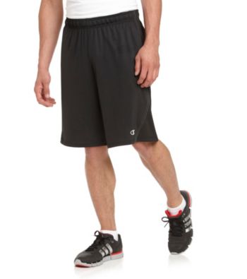Champion Men's Double Dry® Solid Black Fitted Shorts