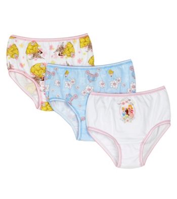 Disney Princess® Girls' 2-8 3-Pair Panty Pack