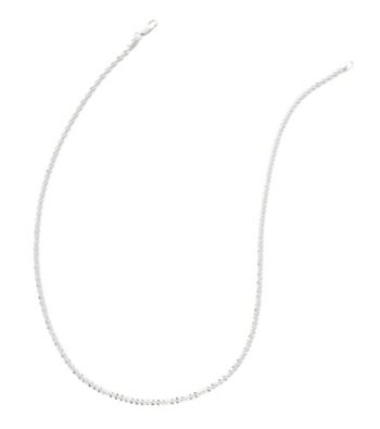 Silver 100 Fancy Rolo Chain Necklace