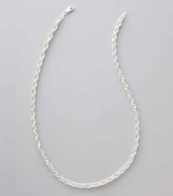 Silver 100 Multi Link Chain Necklace